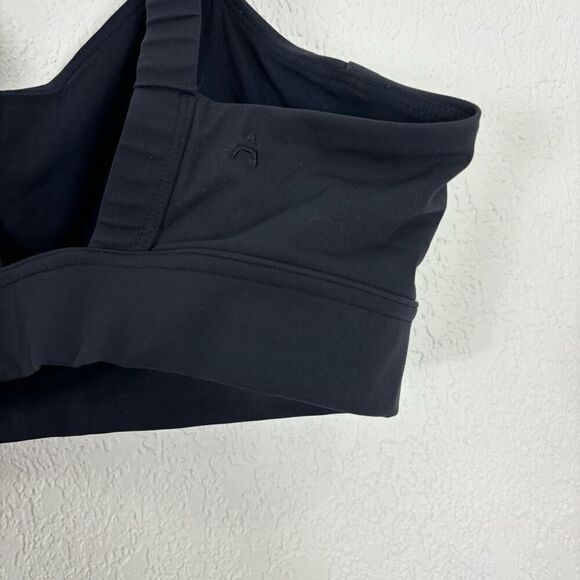 A Day Deep Navy Blue Lighten Up Pullover Sports Bra - Picture 3 of 4